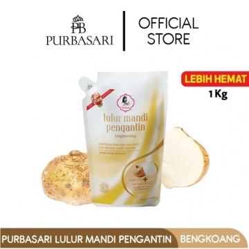 Purbasari Lulur Mandi Pengantin Brightening, rekomendasi scrub badan yang bagus (Shopee)
