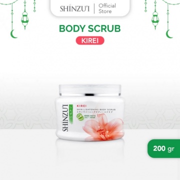 Shinzui Skin Lightening Body Scrub Kirei, rekomendasi scrub badan yang bagus (Shopee)
