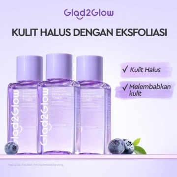 Rekomendasi toner glycolic acid (Shopee/Glad2Glow Official Store)