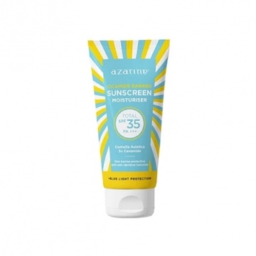Azarine Cicamide Barrier Sunscreen Moisturiser SPF35 PA+++, rekomendasi sunscreen untuk anak sekolah (Shopee)