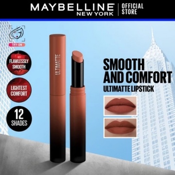 Maybelline Color Sensational Ultimatte Lipstick, rekomendasi lip product dari Maybelline (Shopee/Maybelline Indonesia Official Store)