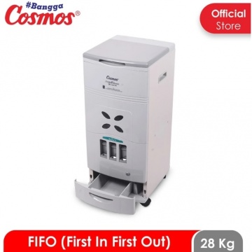 Cosmos Sarana Penyimpan Beras 28-Bio - 28 Kg (Shopee)