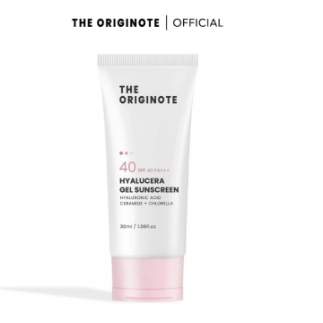 The Originote Hyalucera Gel Sunscreen SPF 40 PA+++ (Shopee)