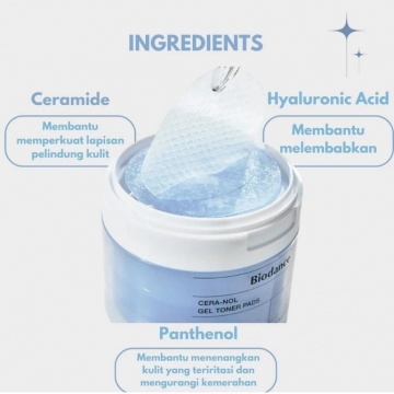Biodance Toner Pad Soft Coating Gel Biru (Shopee)