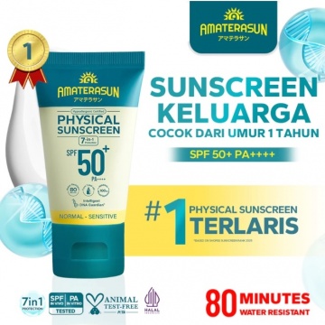 Amaterasun Physical Sunscreen SPF 50+ PA++++ (Shopee)