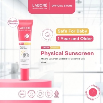 Labore Physical Sunscreen SPF 50 PA++++ (Shopee)