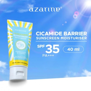 Azarine Cicamide Barrier Sunscreen Moisturiser SPF35 PA+++ (Shopee/Azarine Cosmetic Official Shop)