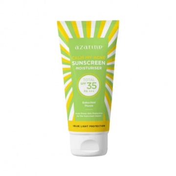 Azarine Calm My Acne Sunscreen Moisturiser SPF35 PA+++ (Shopee/Azarine Cosmetic Official Shop)