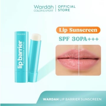 WARDAH Lip Barrier Sunscreen SPF 30 PA+++ (Shopee)