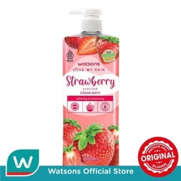 Watsons Strawberry Scented Cream Bath (Shopee/Watsons Official Store)