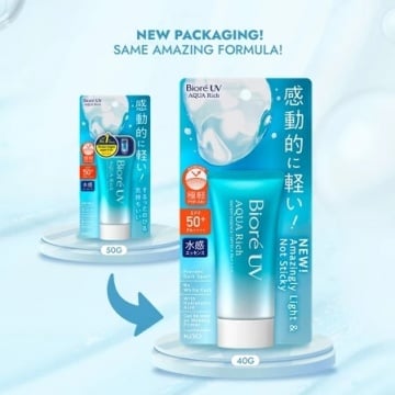 Biore UV Aqua Rich Watery Essence Sunscreen Skin Care SPF 50 PA++++