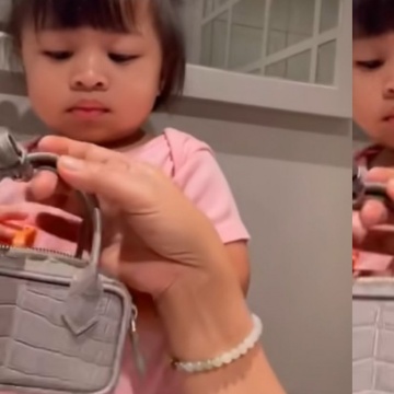 Koleksi tas branded Lily, putri kecil Nagita Slavina dan Raffi Ahmad yang mencuri perhatian publik (Instagram/raffinagita1717)