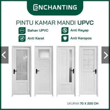 Rekomendasi pintu kamar mandi (Shopee)