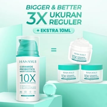 Hanasui Ceramide Probiotics Moisturizer Gel (Shopee)