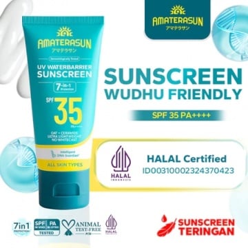 Rekomendasi sunscreen wudhu friendly (Dok. Shopee)