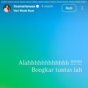 Lisa Mariana Meledak di Instagram Usai Hasil DNA: ‘Bongkar Tuntas!’ (Instagram)