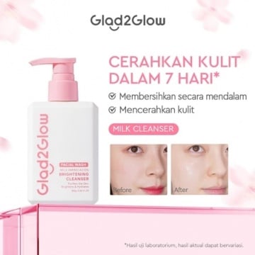 Glad2Glow Milk Amino Acid Gentle Cleanser Brightening (Dok. Glad2Glow)