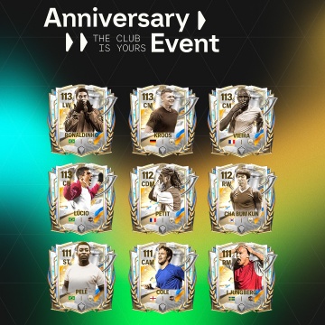 Galeri pemain di Anniversary Event (Instagram/easfcmobile)