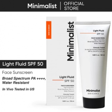 Minimalist Light Fluid SPF 50 PA++++ Sunscreen (Dok. brand)