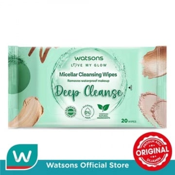 Watsons Micellar Cleansing Wipes Deep Cleanse (Dok. brand)