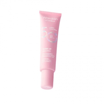 Wardah UV Shield Tinted Tone Up Sunscreen SPF 50 PA (Dok. brand)