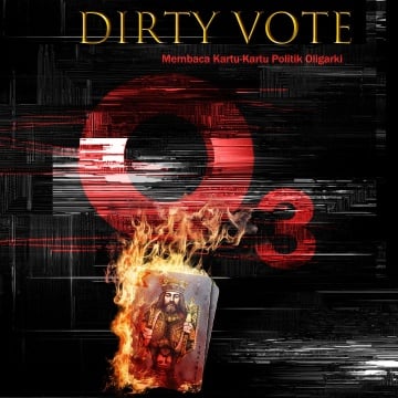 Poster film dokumenter Dirty Vote yang kedua (X/DirtyVote)