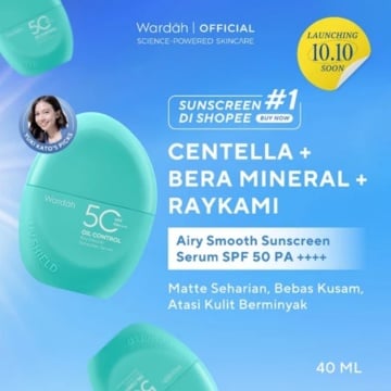 Wardah UV Shield Airy Smooth Sunscreen Serum SPF 50 PA++++ (Dok. brand)