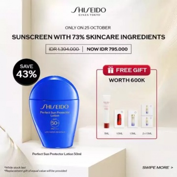 Shiseido Global Sun Care Perfect Sun Protector Lotion SPF 50+ PA++++ (Dok. brand)