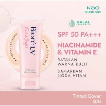 Biore UV Fresh & Bright Skincare Sunscreen Tinted (Dok. brand)
