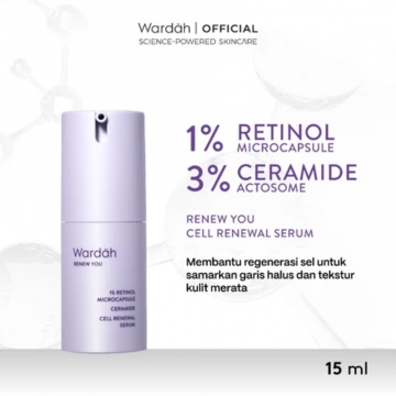 Wardah Renew You 1% Retinol Microcapsule Ceramide Cell Renewal Serum (Dok. brand)