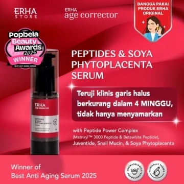 ERHA Age Corrector Serum Peptides & Soya Phytoplacenta (Shopee)