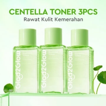 Glad2Glow Centella Ceramide Soothing Acne Cica Toner (Shopee)