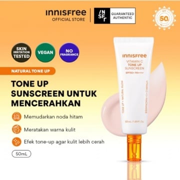 Innisfree Vitamin C Tone Up Sunscreen (Shopee)