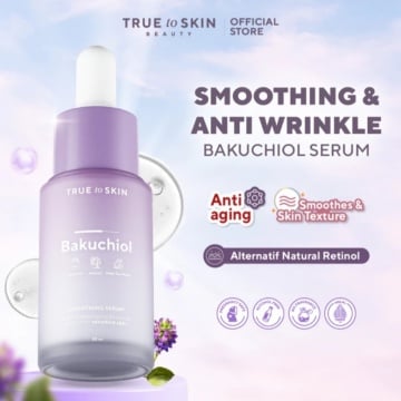 True to Skin - Bakuchiol Skin Smoothing & Anti-aging Serum (Shopee)