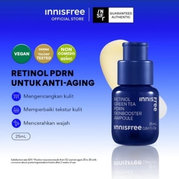 Innisfree Retinol Green Tea PDRN Skinbooster Ampoule (Shopee)