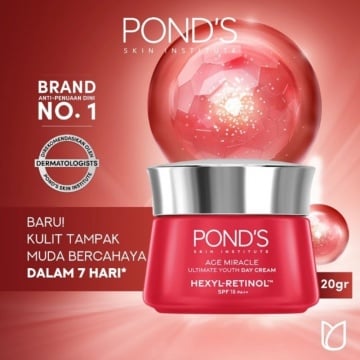 Ponds Age Miracle Day Cream Hexyl-Retinol (Shopee)