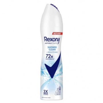 Rexona Shower Clean Brightening Deodorant Spray (alfagift)