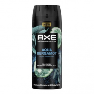 Axe Deodorant Pria Aqua Bergamot Spray 135 ml (alfagift)