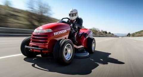 Mesin Potong Rumput Honda Bisa Ngebut 180 Km Jam