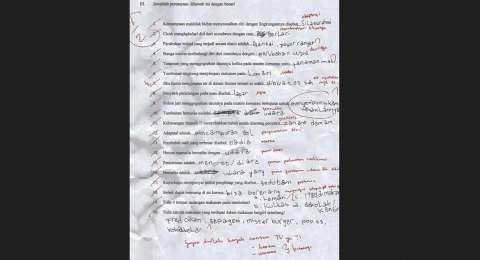 Asal Asalan Menjawab 20 Soal Siswa Ini Diminta Kurangi Nonton Tv