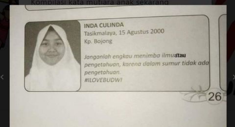 Kids zaman now.