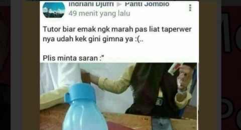 botol rusak. [Facebook]