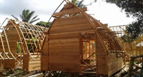 Rumah Lumbung Batu Simbol Usaha Keluarga Khas Ogan Ilir