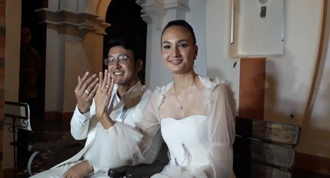 Ubur Ubur Jadi Konsep Resepsi Pernikahan Kedua Nadine Dan