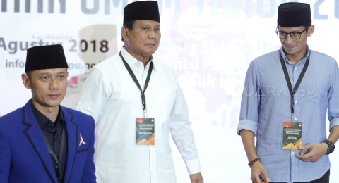 Sandiaga Mau AHY Jadi Ketua Timse: Dia Favorit Emak-emak