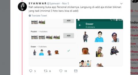 Wajib Coba Thread Ini Bocorkan Buat Stiker Whatsapp Sendiri