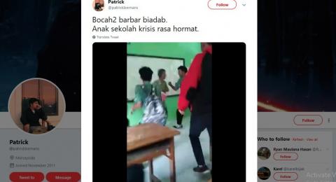 Viral Video Guru Dibully Murid Dibanjiri Hujatan Warganet