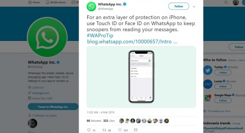 Begini Cegah Pengintai Baca Pesan Rahasia Whatsapp Anda