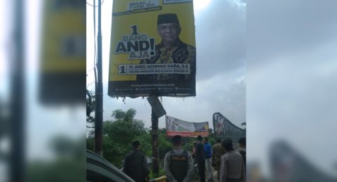 Bawaslu Kabupaten Tangerang Tertibkan 8 Ribu Alat Peraga Kampanye