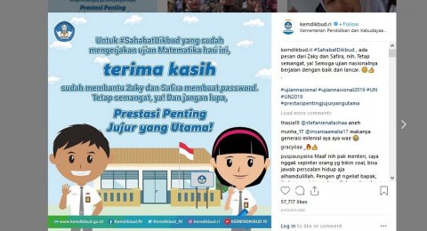 Usai Un Matematika Akun Instagram Kemendikbud Diserbu Warganet